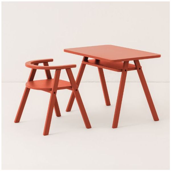 Chaise Enfant Growing Green - Rouge