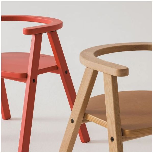 Chaise Enfant Growing Green - Rouge