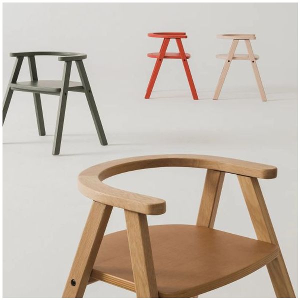 Chaise Enfant Growing Green - Rouge