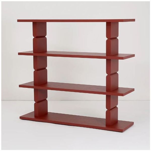 Noon Bookshelf - Burnt Red