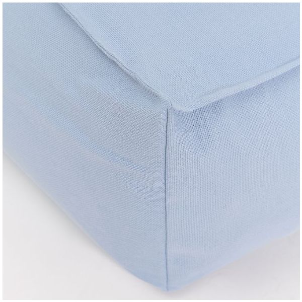 Pouf long Ado Lucky - Bleu Baltique