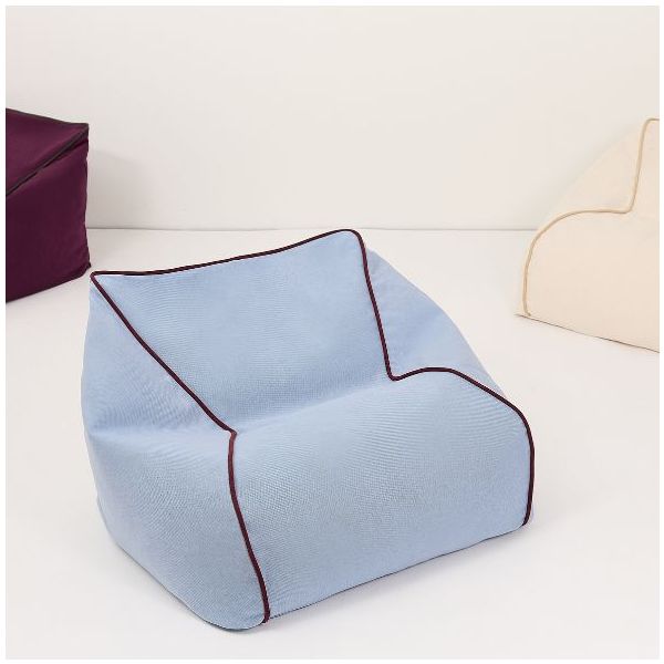 Pouf Fauteuil Enfant Marlow - Bleu Baltique