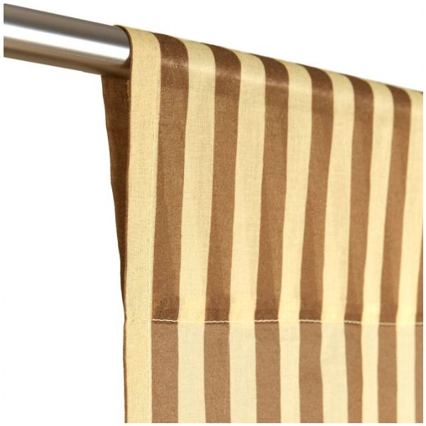 Rideau Wendy - Rayures Marron