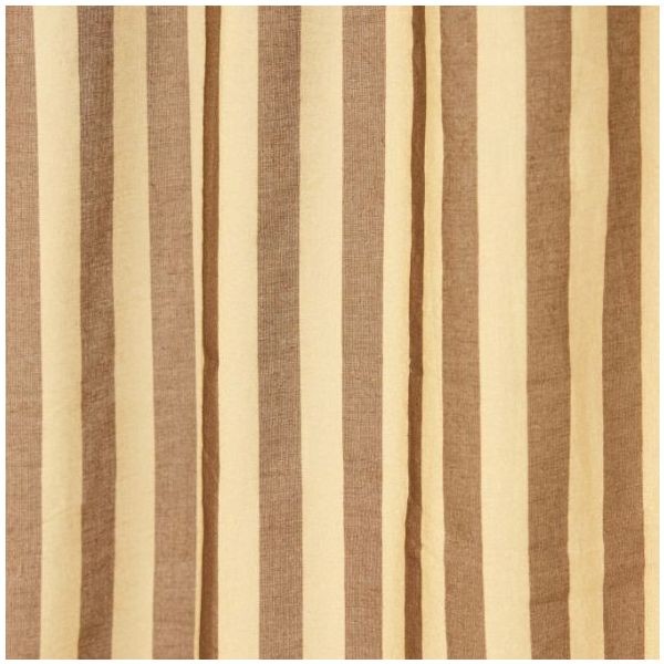 Rideau Wendy - Rayures Marron