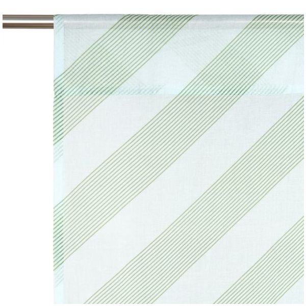 Rideau Wendy - Rayures Vert