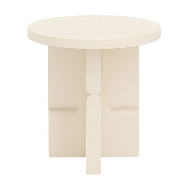 Tabouret / Table d'appoint Noon - Ivoire