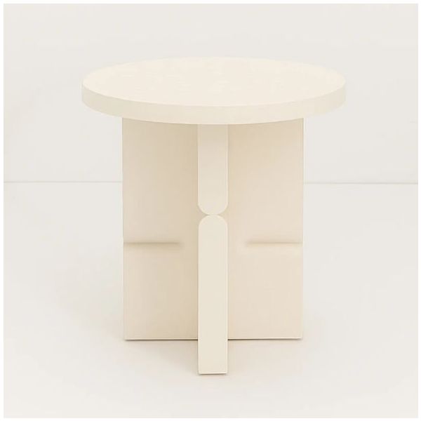 Tabouret / Table d'appoint Noon - Ivoire
