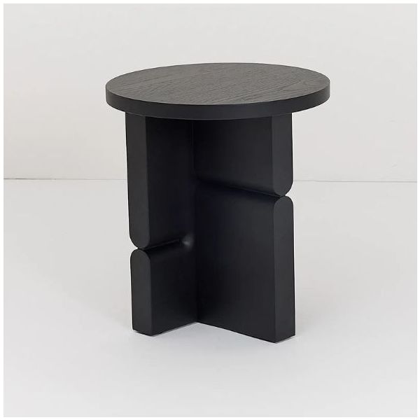 Tabouret / Table d'appoint Noon - Noir