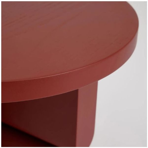 Tabouret / Table d'appoint Noon - Rouge Brûlé