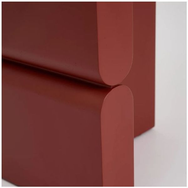 Tabouret / Table d'appoint Noon - Rouge Brûlé