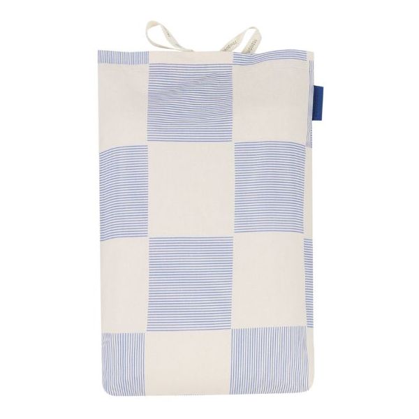 Housse de couette Sheldon 150 x 200 cm - Carreaux Bleu