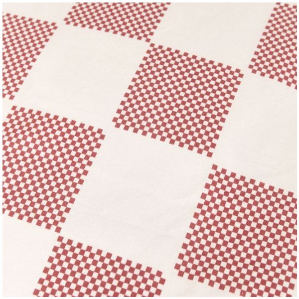 Housse de couette Sheldon 150 x 200 cm - Carreaux Rouge Brûlé