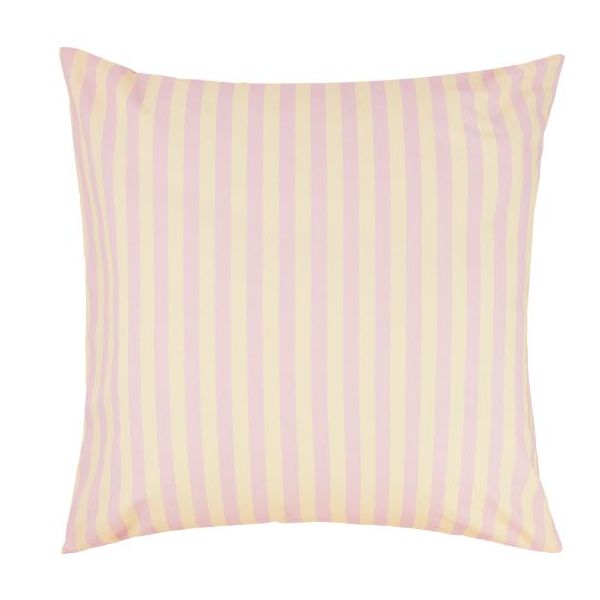 Taie d'oreiller Sheldon 60 x 60 cm - Rayures Rose