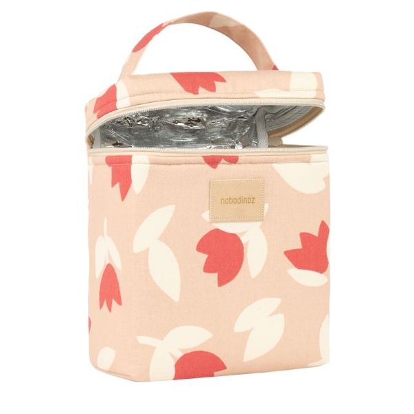 Sac isotherme pour biberon Hyde Park - Tulipes Rouge