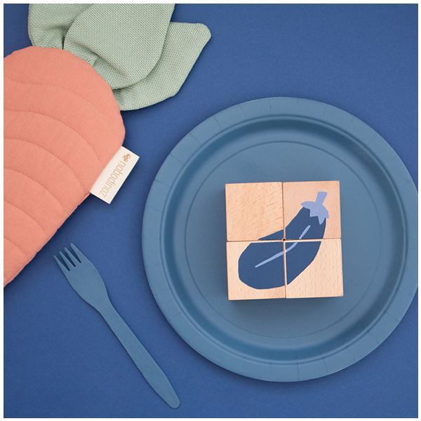 Veggies Wooden Cubes