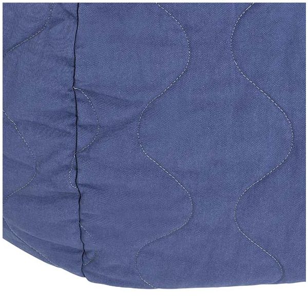 Pouf enfant rond matelassé Landscape - Cobalt