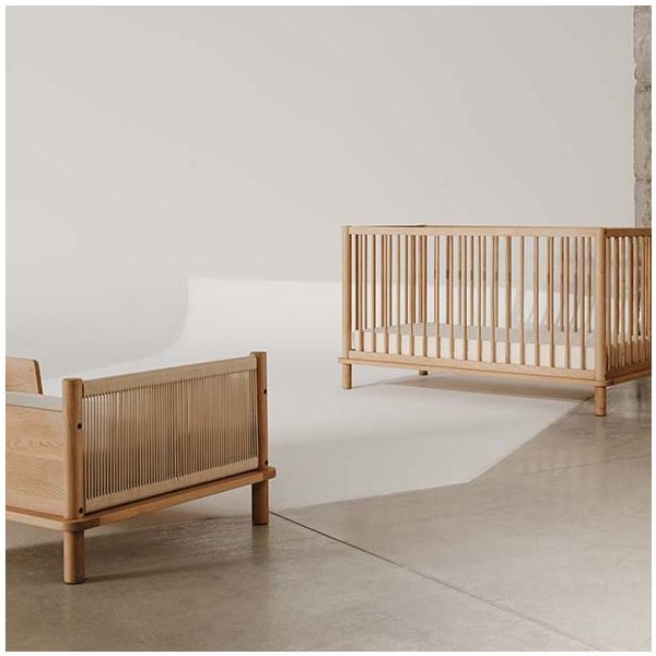 Lit bébé évolutif 70x140 cm Latitude - Chêne
