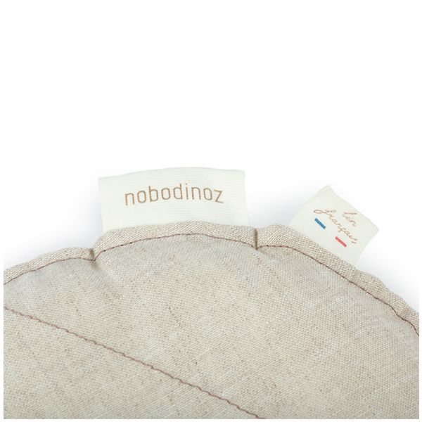 Coussin Feuille - Lin Greige