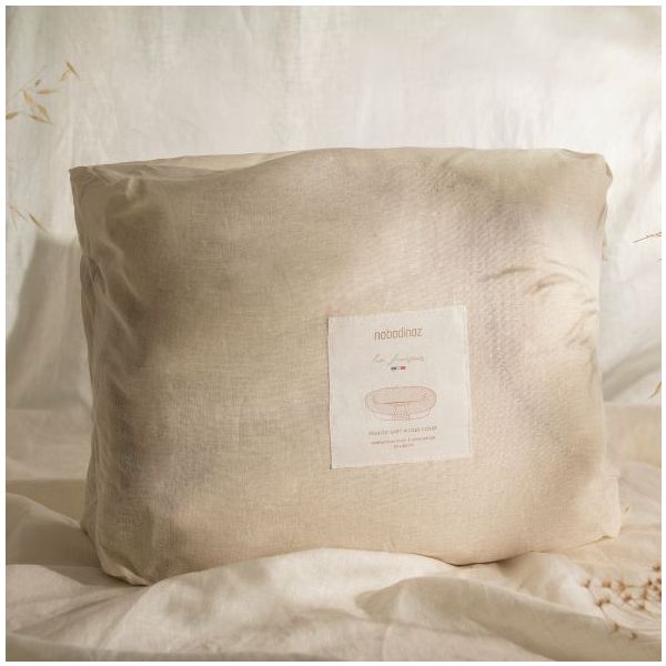 Parure pour couffin en palme - Lin Noisette