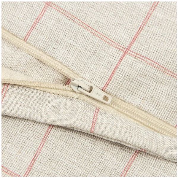 Gigoteuse d'été 0-6 mois - Lin Carreaux Carmin