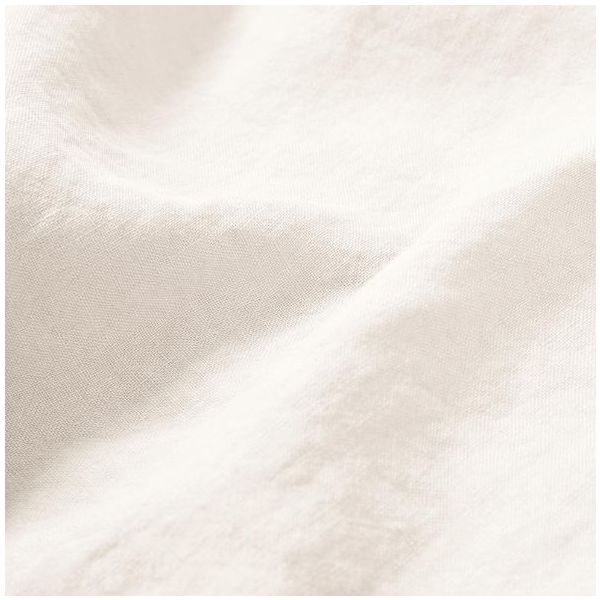 Housse de couette 100 x 140 cm - Lin Carreaux Blanc Cassé