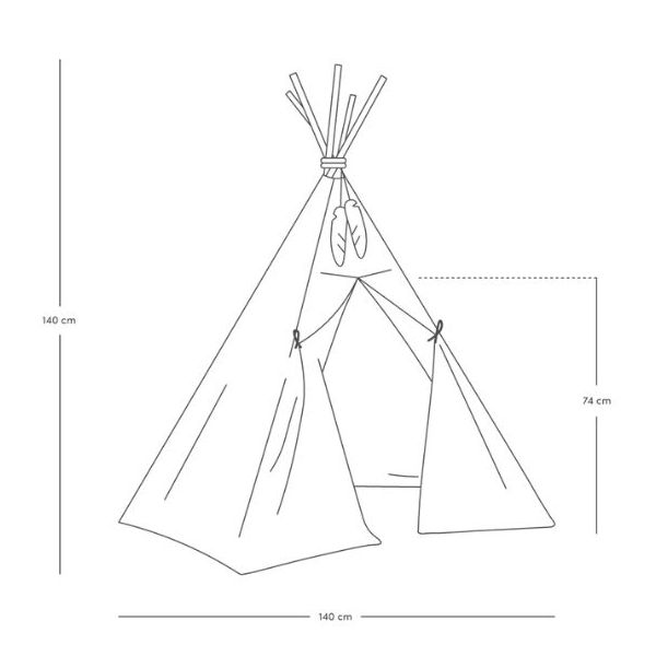 Tipi Nevada Pure Line - Braun