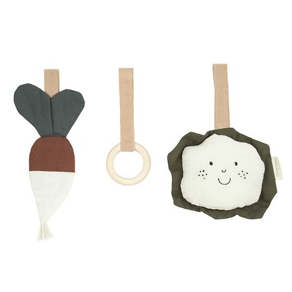 Set de 3 jouets à suspendre Playground - Veggies