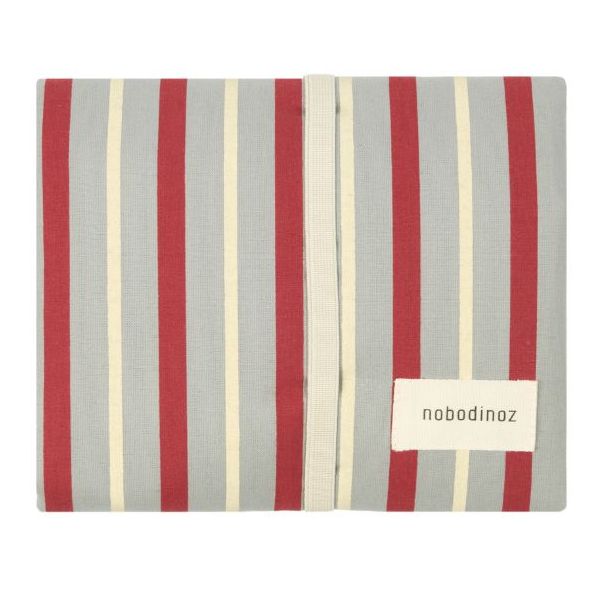 Matelas à langer de voyage - Édition limitée - Rayures Bleu / Rouge