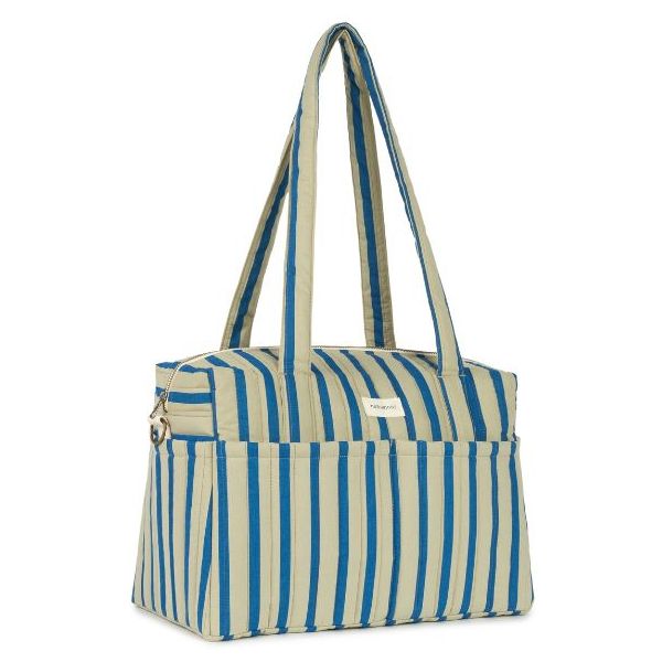 Sac à langer Stories - Édition limitée - Rayures Vert / Bleu
