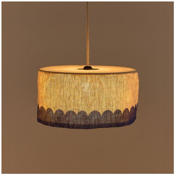 Vibes Lampshade - 40 cm - Linen Blue