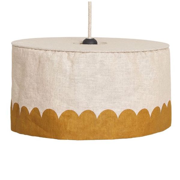 Vibes Lampshade - 40 cm - Linen Mustard