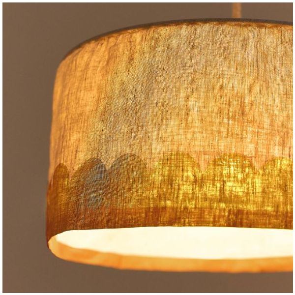 Vibes Lampshade - 40 cm - Linen Mustard