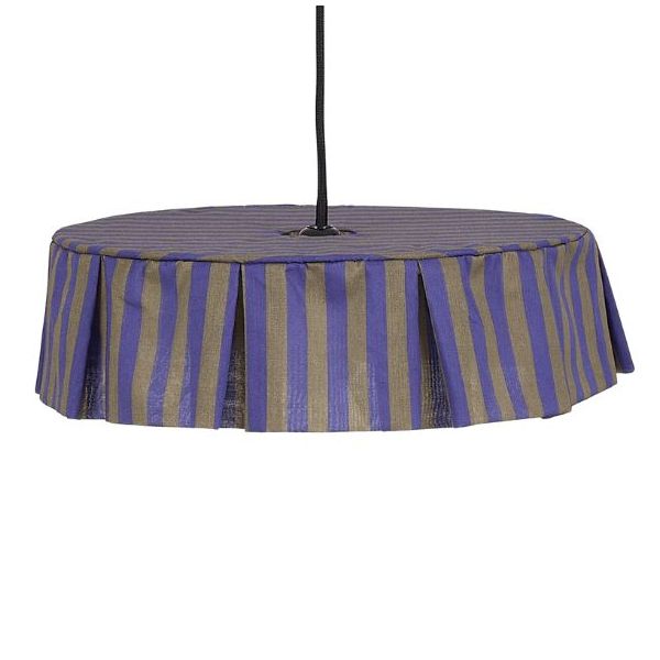 Vibes Lampshade - 40 cm - Stripes Indigo