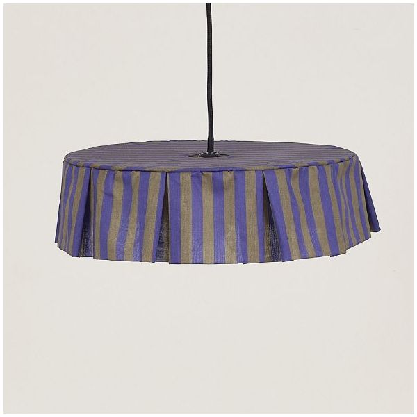 Vibes Lampshade - 40 cm - Stripes Indigo