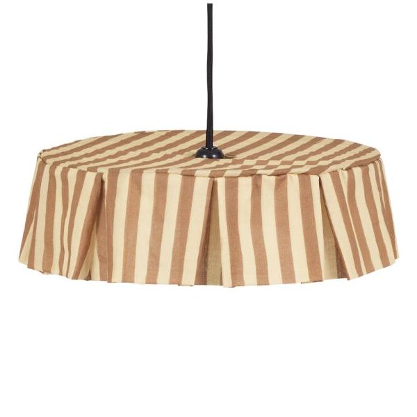 Vibes Lampshade - 40 cm - Stripes IndigoBrown