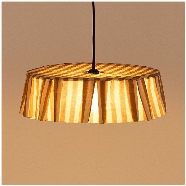 Vibes Lampshade - 40 cm - Stripes IndigoBrown