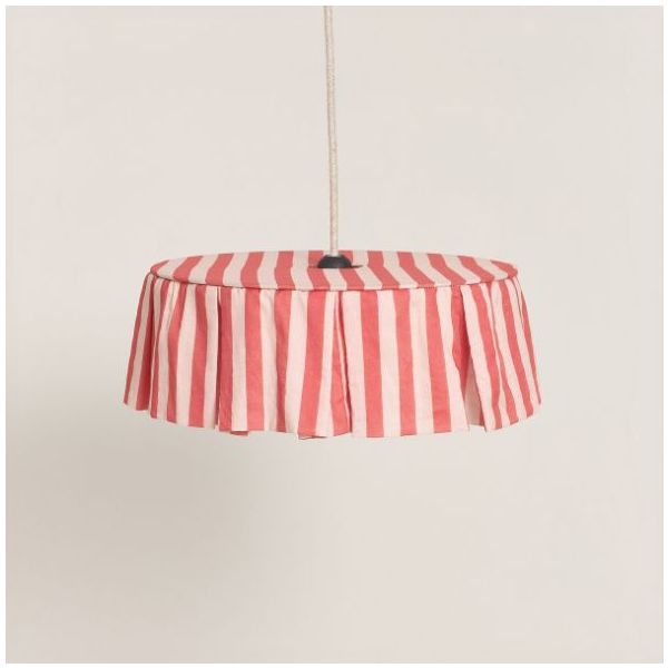 Vibes Lampshade - 40 cm - Stripes Red