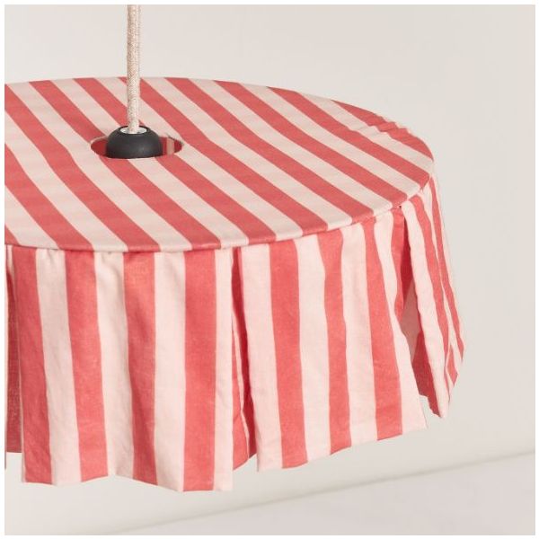 Vibes Lampshade - 40 cm - Stripes Red