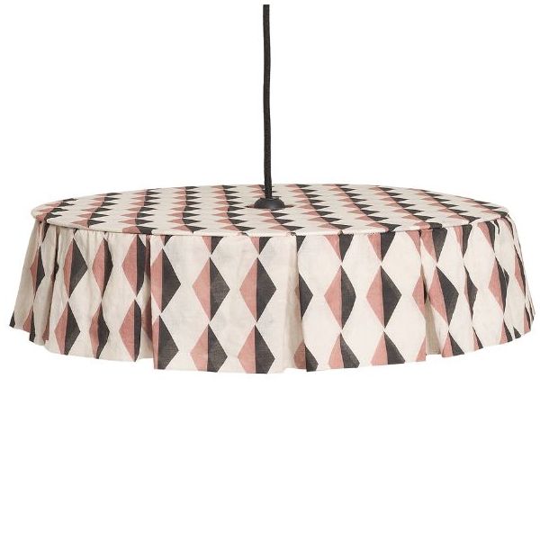 Vibes Lampshade - 50 cm - Harlequin Auburn / Black
