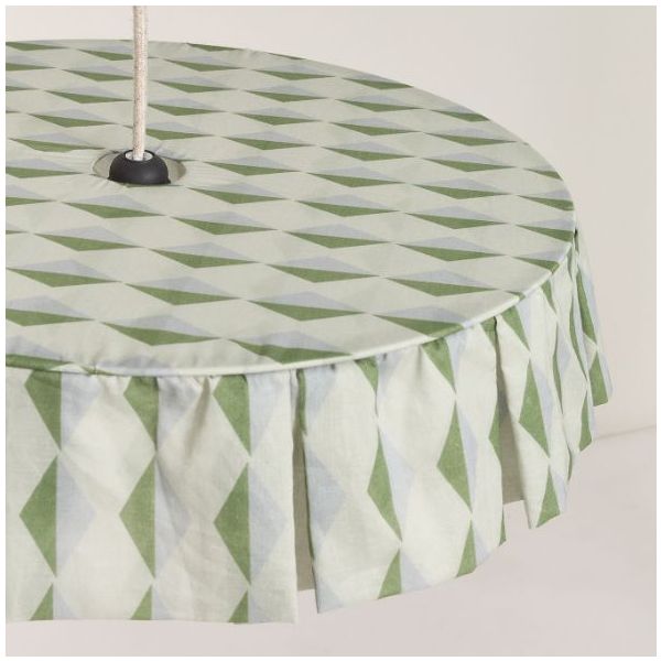 Vibes Lampshade - 50 cm - Harlequin Green / Blue