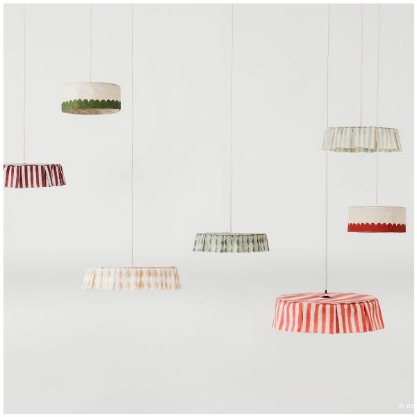 Vibes Lampshade - 50 cm - Harlequin Green / Blue