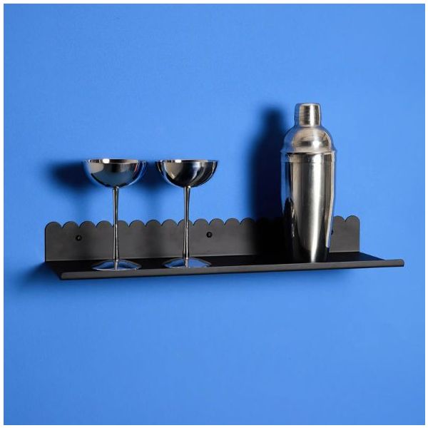 Vibes Metal Wall Shelf - L - Matt Black