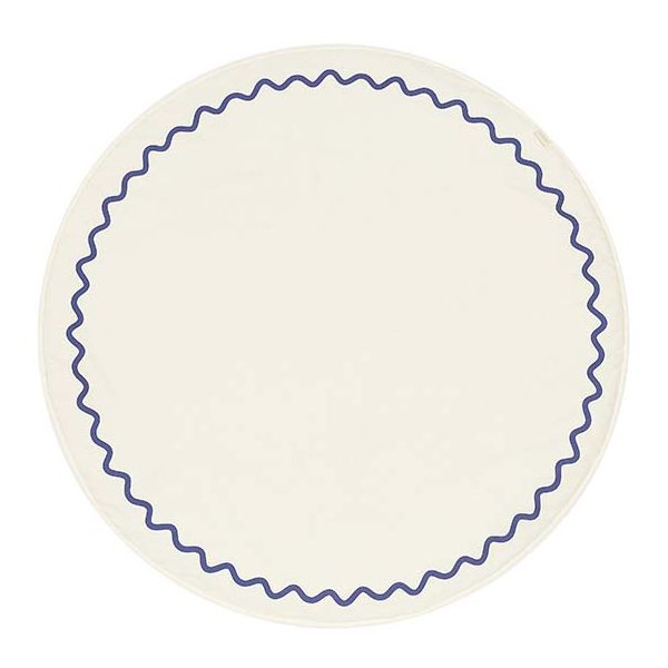 Tapis de jeu rond Vibes - Bleu