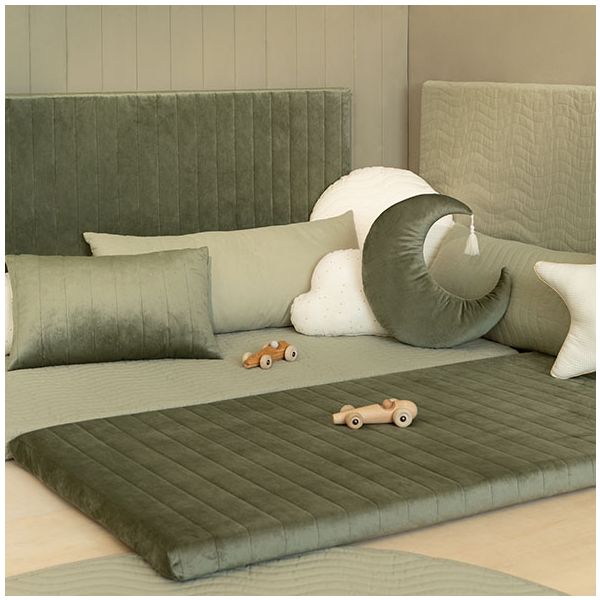 Matelas de sol Velours Zanzibar - Vert Olive