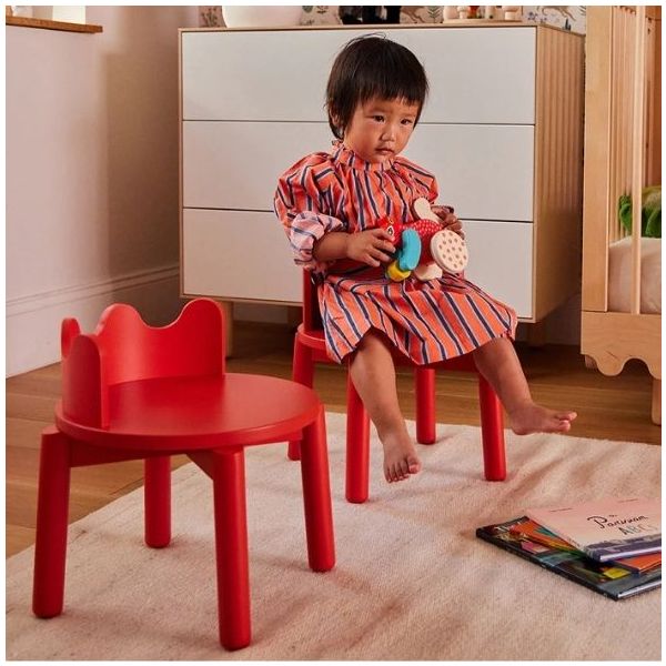 Chaises Moss - Lot de 2 - Rouge