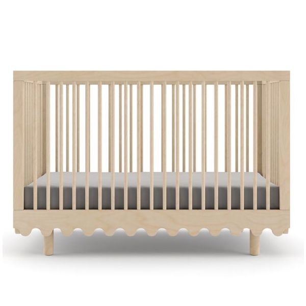Lit bébé évolutif Moss 70 x 140 cm - Bouleau