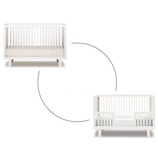 Sparrow Toddler Bed Conversion Kit - White