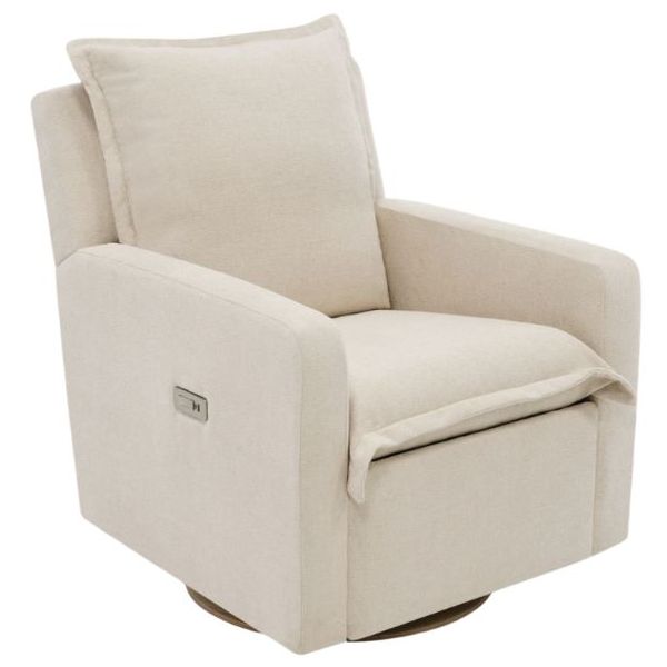 Flynn Gliding Swivel Nursery Recliner - Sand