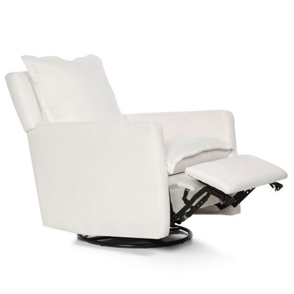 Fauteuil d’allaitement pivotant et inclinable manuel Flynn - Ivoire