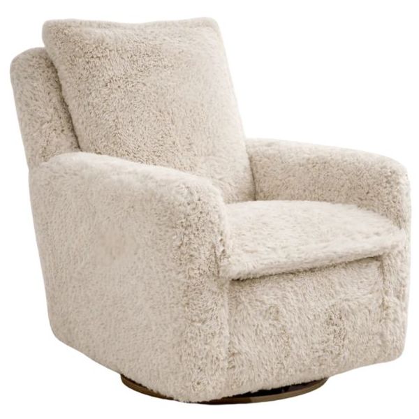 Fauteuil d’allaitement pivotant et inclinable manuel Flynn - Fausse Fourrure Aussie